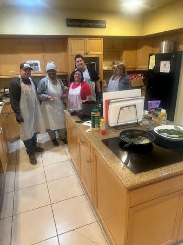 Fresno PWD Members at Ronald Mcdonald House 2025